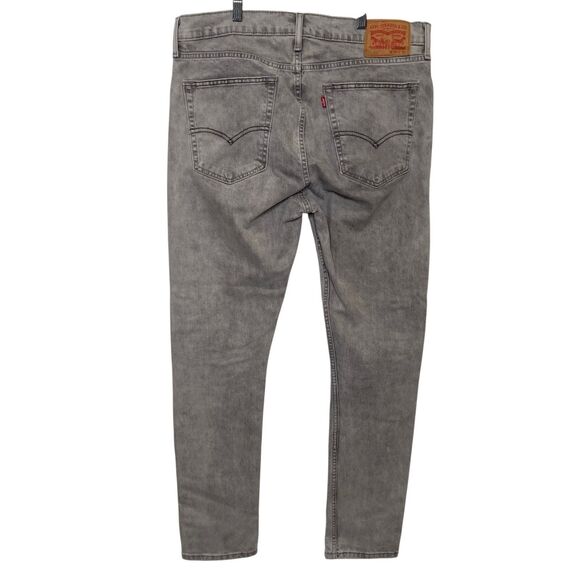 Levis 510 Skinny Fit Jeans Mens 36 X 32 Gray Stretch Denim Pants - Picture 2 of 11